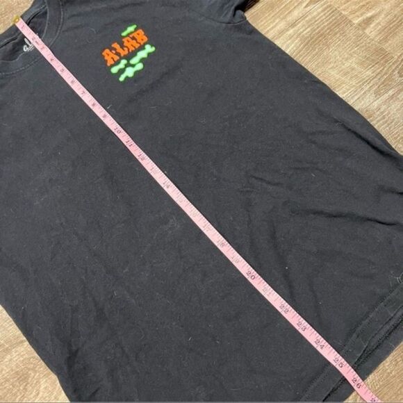 A-Lab “everything ends live while you can” Short Sleeve Shirt Size Medium - Picture 5 of 6